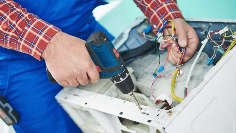 Dilovası Amana Amana çamaşır makinesi kart tamiri – Su almama arızası orijinal parça ile giderildi. - Teknik servis örneği